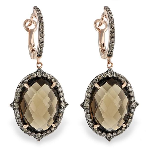 Smoky Quartz Earrings