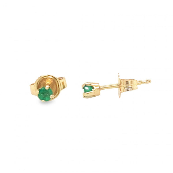 Emerald Stud Earrings