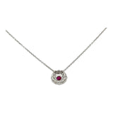 Bezel Ruby Pendant