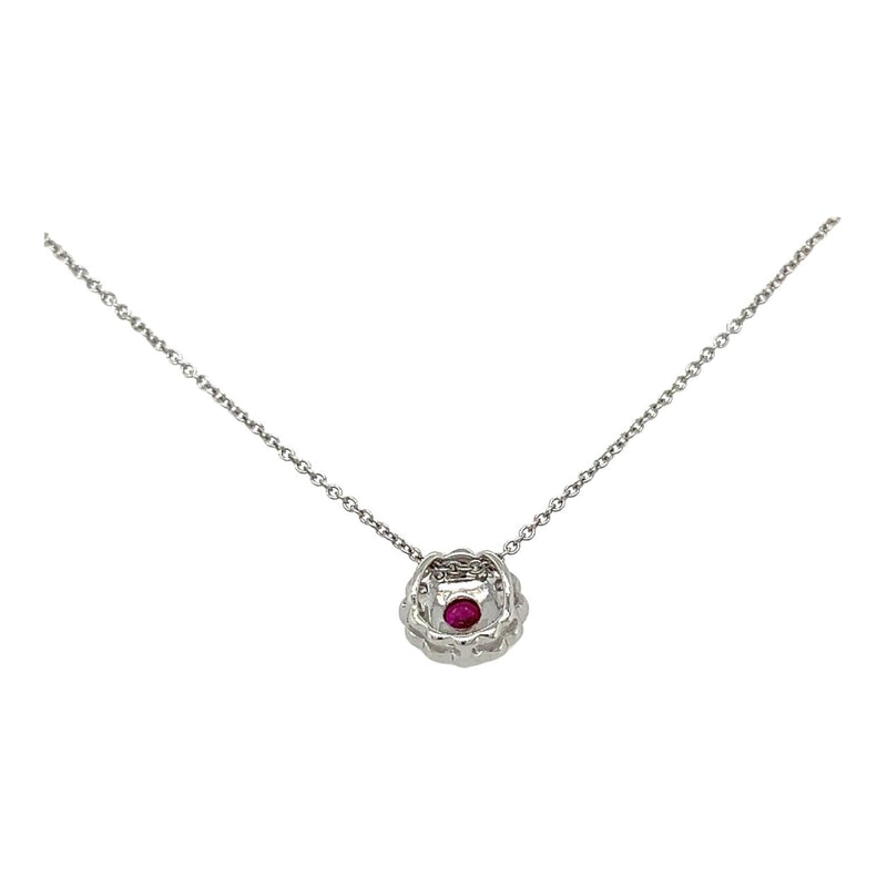 Bezel Ruby Pendant