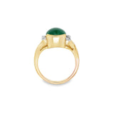 Jade and Diamond Ring