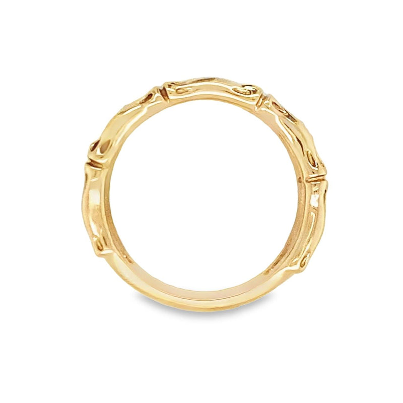 Three-Band Bamboo Ring