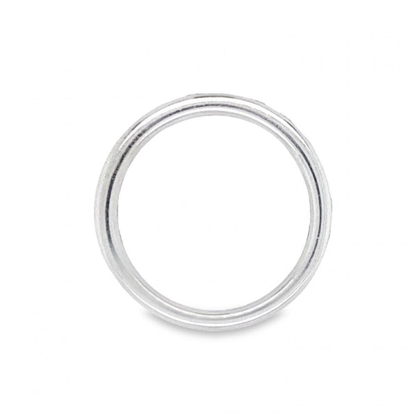 Channel-Set Diamond Wedding Band White Gold