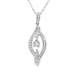 Dangle Round Diamond Pendant
