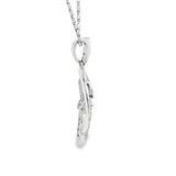 Dangle Round Diamond Pendant