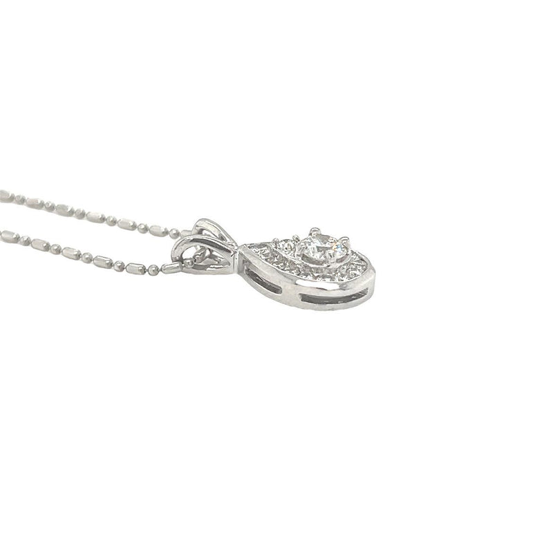 Pear Diamond Cluster Pendant