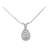 Pear Diamond Cluster Pendant