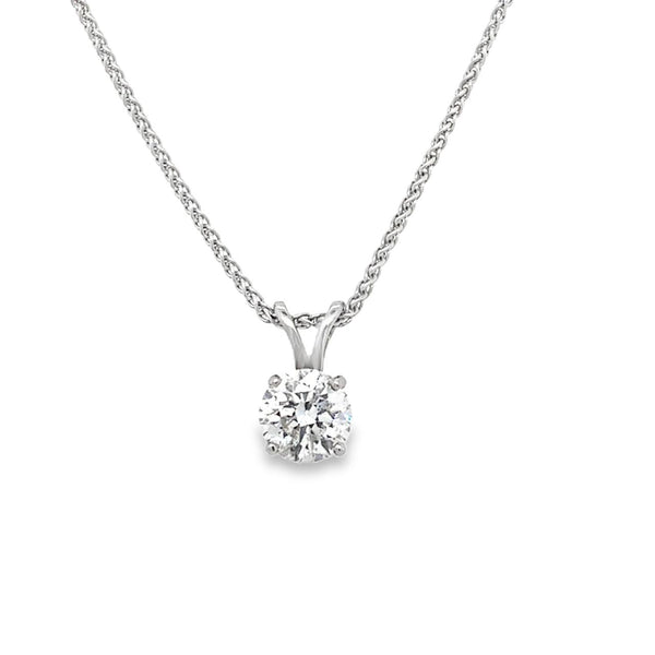 0.73 ct Diamond Solitaire Pendant
