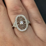 Filigree Diamond Cocktail Ring