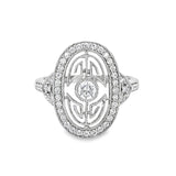 Filigree Diamond Cocktail Ring