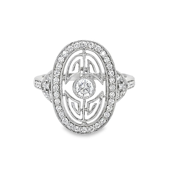 Filigree Diamond Cocktail Ring