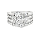 Quad Stack Diamond Ring