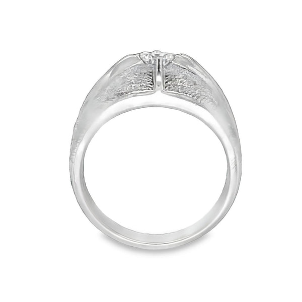 Estate Solitaire Dome Ring