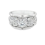 Leaf Cocktail Diamond Ring