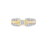 Two-Tone Diamond Ring