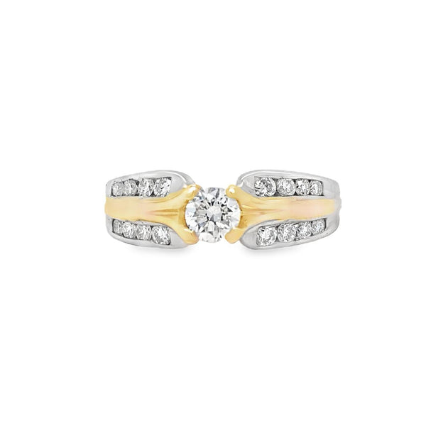 Two-Tone Diamond Ring