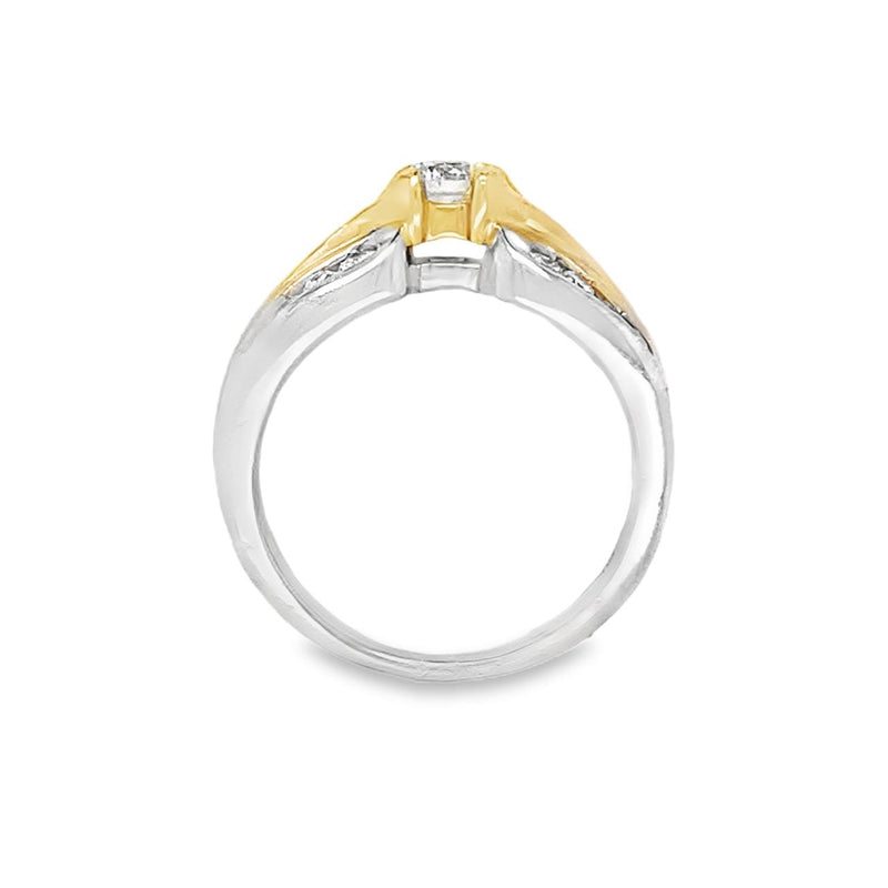 Two-Tone Diamond Ring