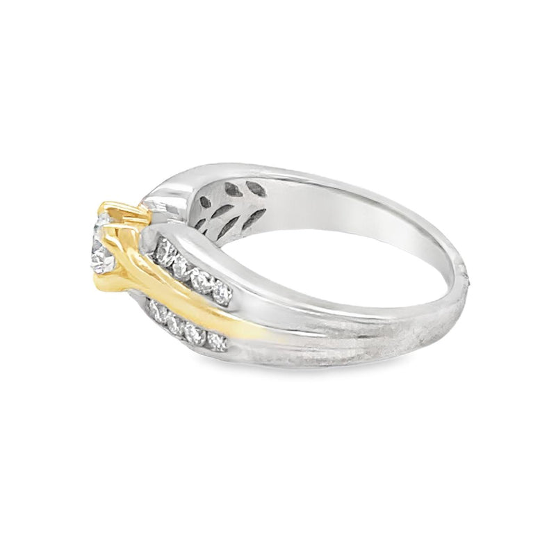 Two-Tone Diamond Ring
