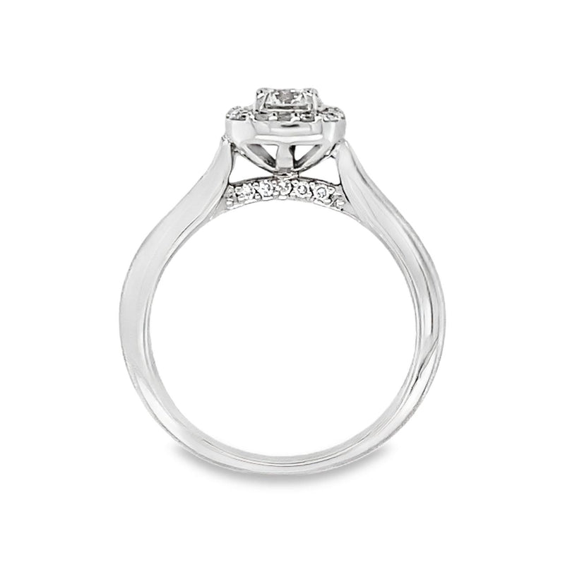 Halo Diamond Engagement Ring