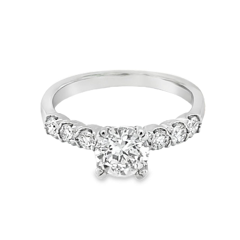 Semi-mount Engagement Ring with Fishtail Setting