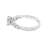 Semi-mount Engagement Ring with Fishtail Setting