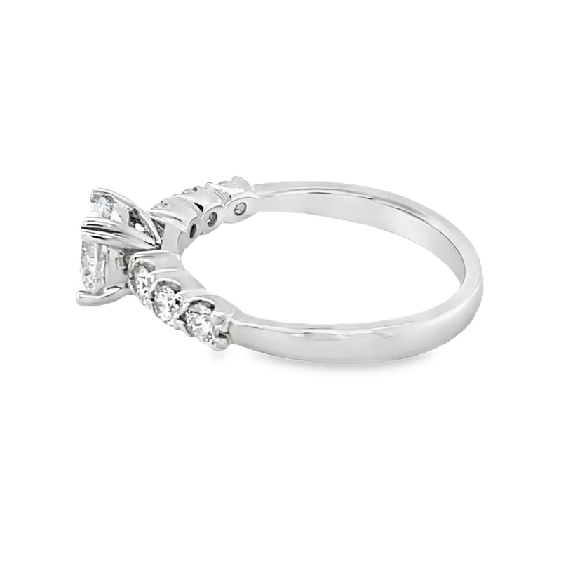 Semi-mount Engagement Ring with Fishtail Setting