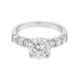 Semi-mount Engagement Ring with Fishtail Setting