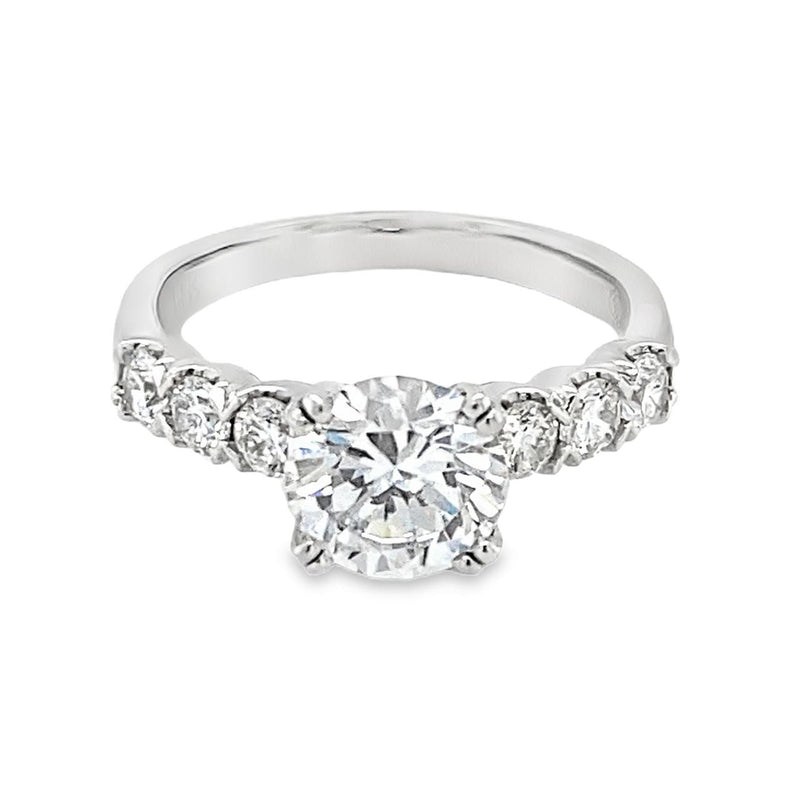 Semi-mount Engagement Ring with Fishtail Setting