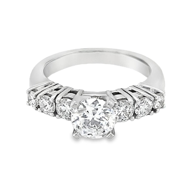 Large Classic Semi-Mount Engagement Ring