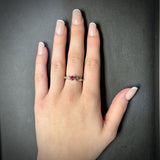Two-Tone Ruby Ring