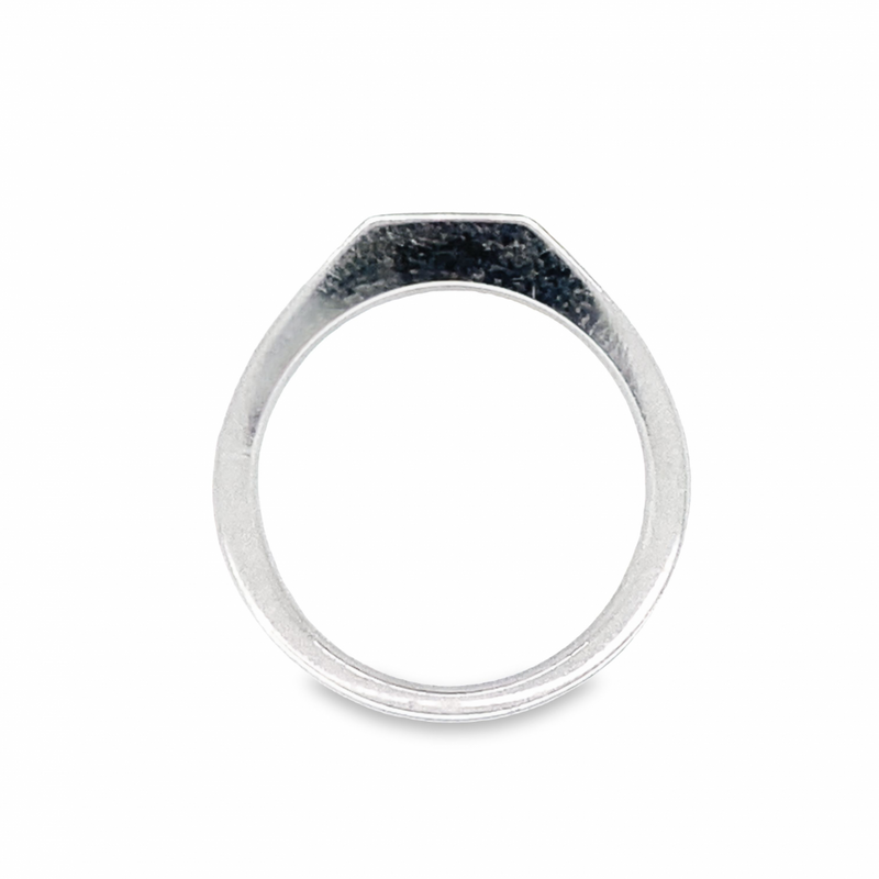 Channel Set Diamond Band White Gold