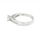 Channel-Set Diamond Engagement RIng