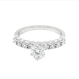 Tri-Prong Diamond Engagement Ring