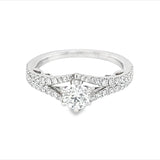 Split Shank Engagement Ring