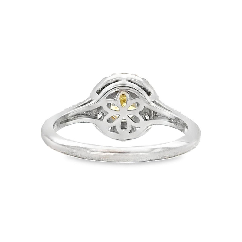 Fancy Yellow Diamond Engagement Ring