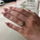 Fancy Yellow Diamond Engagement Ring