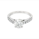 Engagement Ring with 1.00ct Center Diamond