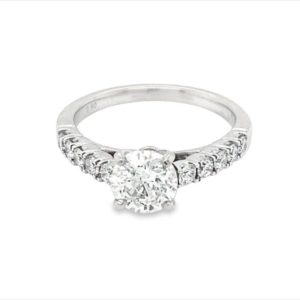 Engagement Ring with 1.00ct Center Diamond