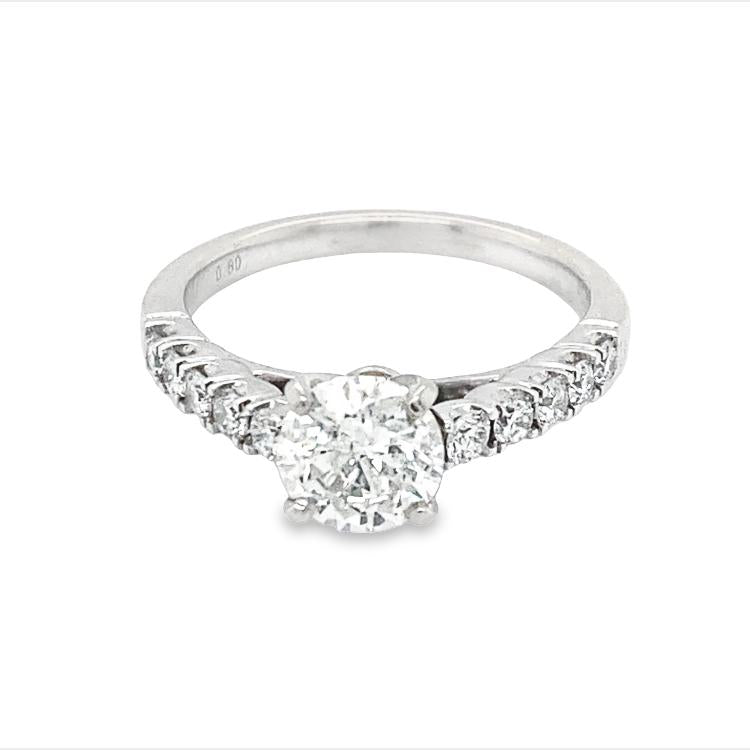 Engagement Ring with 1.00ct Center Diamond