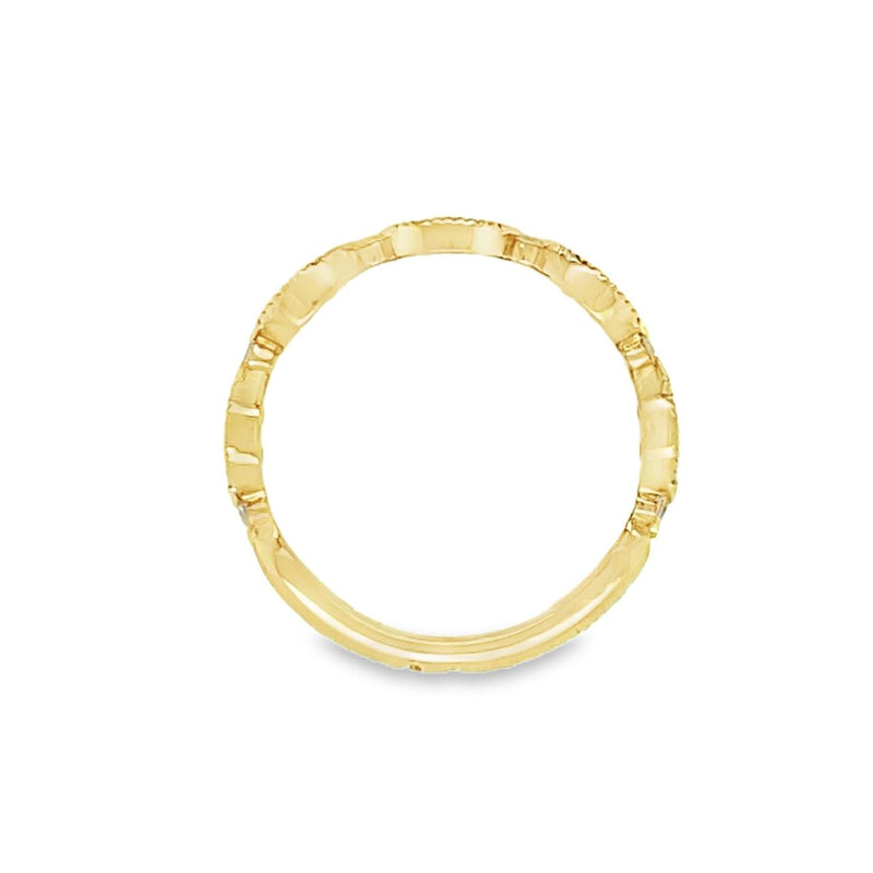 TJB-Made Milgrain Stackable Ring