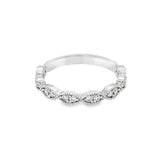 TJB-Made Milgrain Stackable Ring