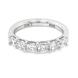Luxury Cushion-Cut Diamond Wedding Band