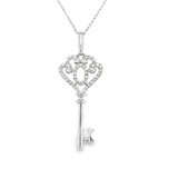 Key to Her Heart Diamond Pendant