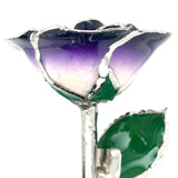 Lacquered Rose in Precious Metal