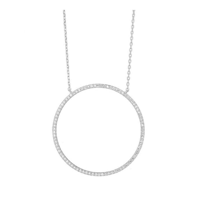 The Circle of Diamonds Necklace