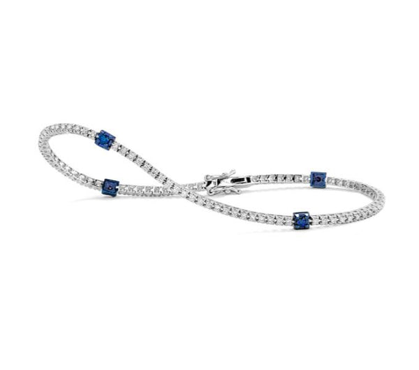 Stackable Diamond Station Bracelet