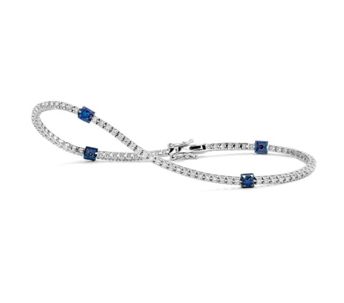 Stackable Diamond Station Bracelet