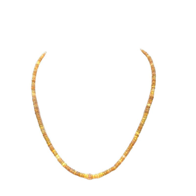 Orange Opal Strand Necklace