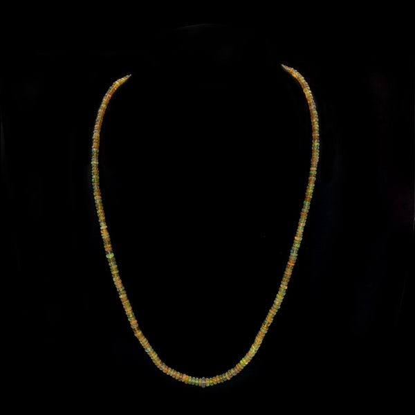 Orange Opal Strand Necklace