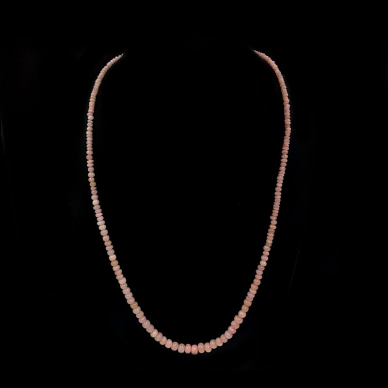 Pink Opal Strand Necklace